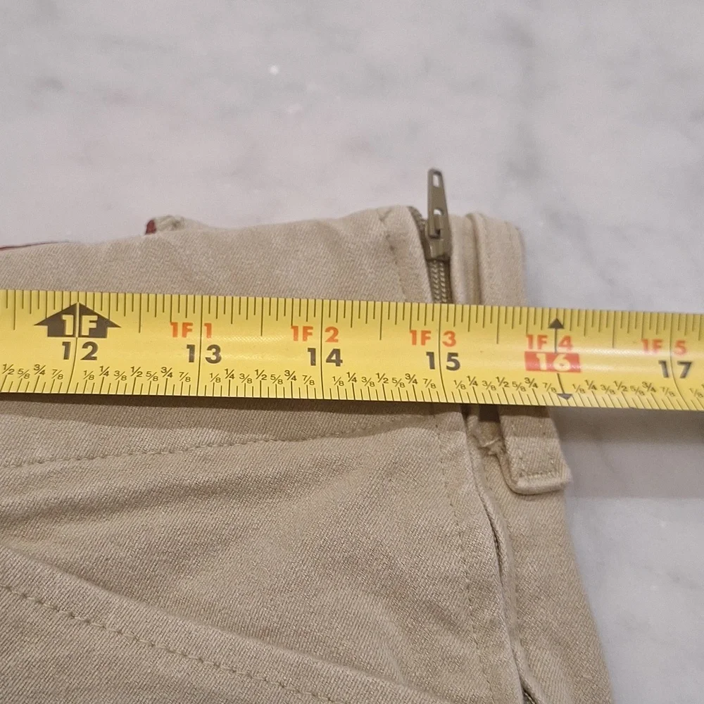 Grand Prix Ladies Riding Pants size 30 L Knee Patch Equestrian Pant Tan AS IS - Picture 6 of 7
